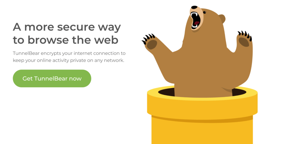 TunnelBear Free VPN Feature List - Best Free VPN