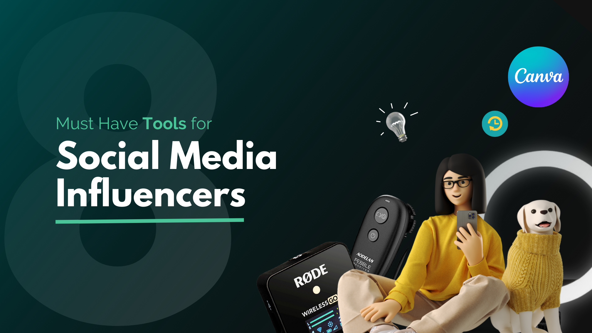 8 must have tools for Social media influencer | So, let’s have a look at 8 must-have tools for social media influencers!!! |